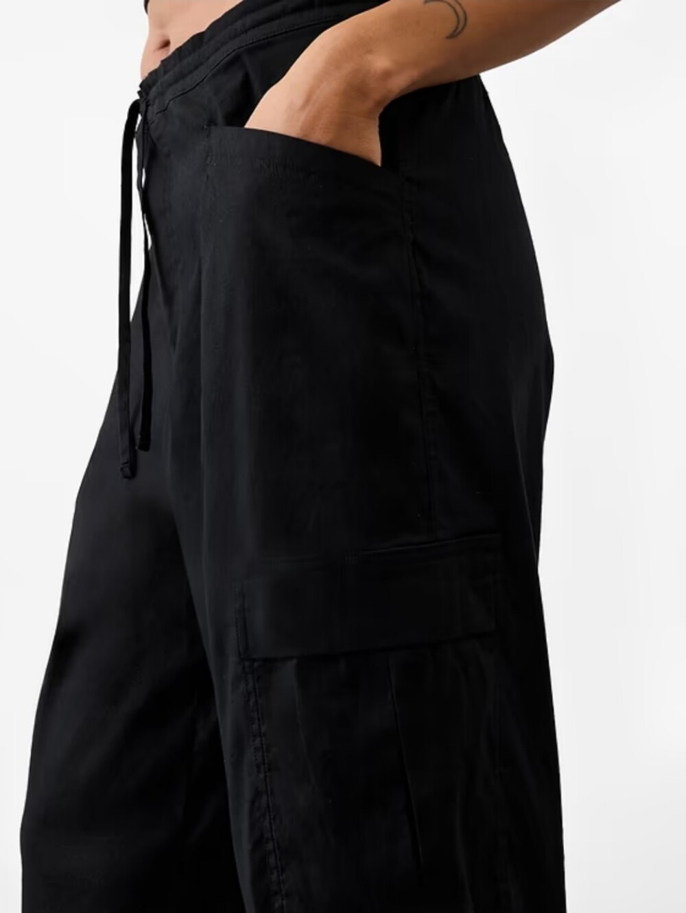 Athleta Paradise Straight Leg Cargo Drawstring Waist Pants NWT Size: M - Picture 5 of 15
